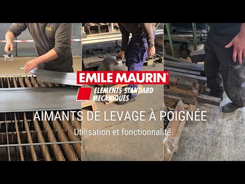 Aimant de levage à poignée manuelle – 18-148 Emile Maurin