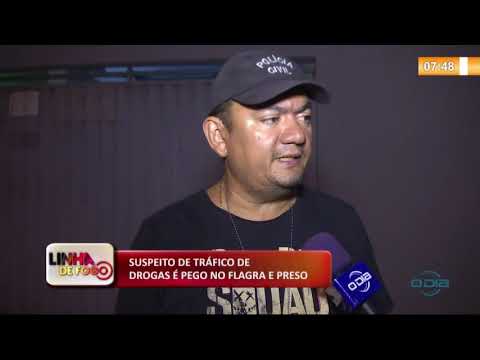 LINHA DE FOGO 10 01 2020 SUSPEITO DE TRíFICO DE DROGAS É PEGO NO FLAGRA E PRESO