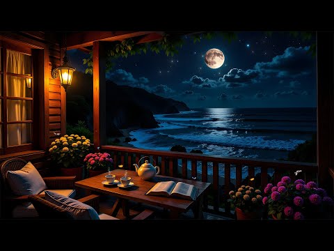 (No Ads) Fall Asleep Instantly • Insomnia Relief Therapy • Soothing Sleep Music With Night Sea