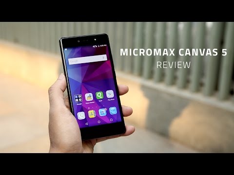 Micromax Canvas 5 Review in 90 Seconds