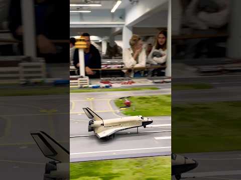 🚀 Space Shuttle Atlantis Returns from Space #aviation #spaceshuttle #planespotting #miniatures