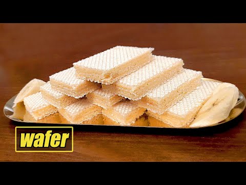 How to make wafer at home/making  homemade wafer