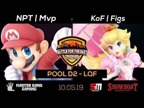 BFE 2019 - NPT | Mvp (Mario) Vs. KoF | Figs (Peach) - Pool D2 - LQF