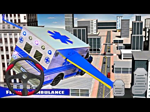 Flying ✈ Ambulance Rescue Emergency Drive - Flying Ambulance Service - Android Gameplay