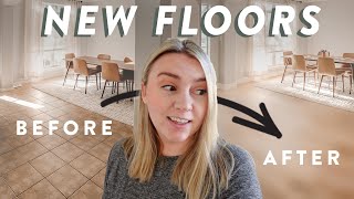 Our DREAM Hardwood Flooring Renovation in the New House