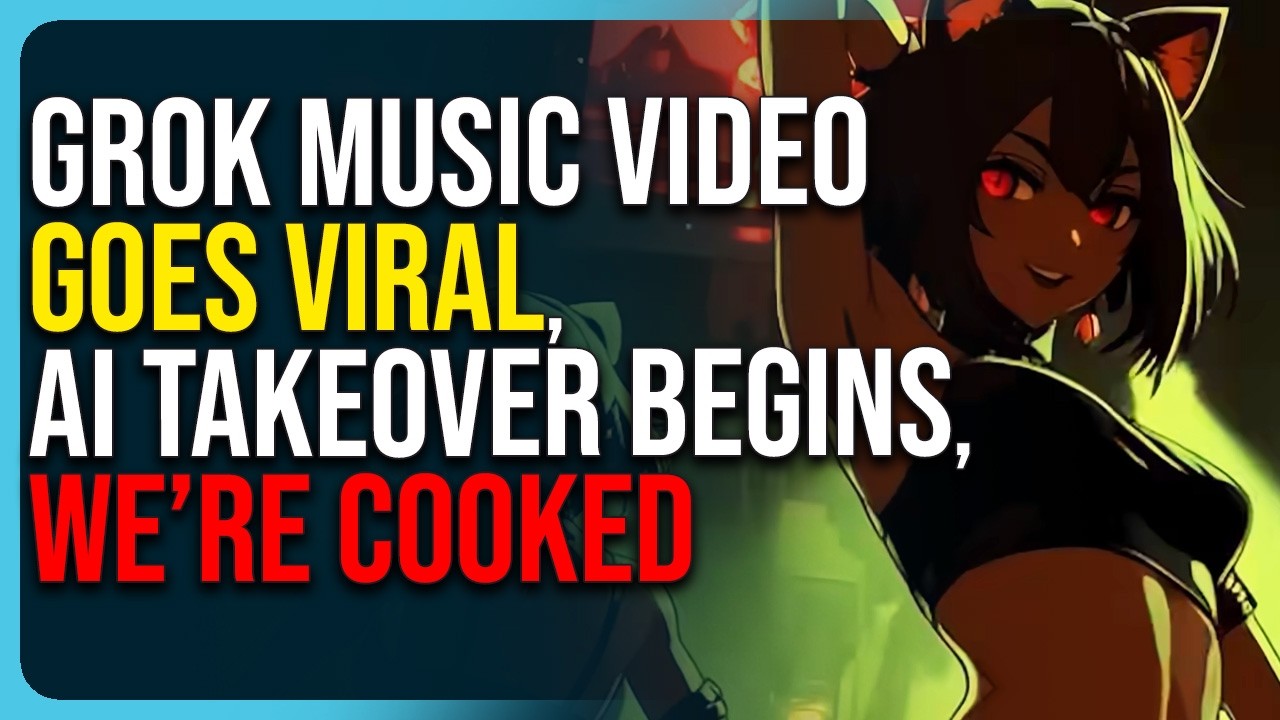 Grok Imagine Music Video Goes Viral, AI Takeover Begins, We’re Cooked
