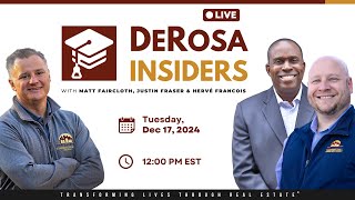DeRosa Insiders LIVE: Looking Back & Moving Forward