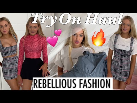 HUGE TRY ON REBELLIOUS FASHION HAUL😍🔥APRIL 2019❤️