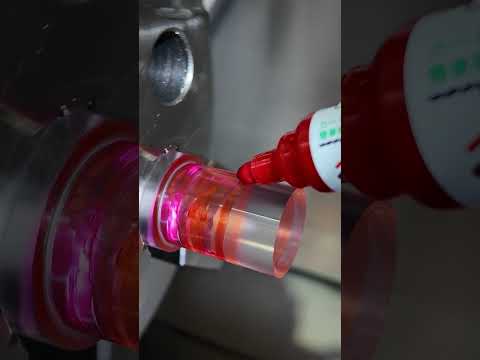 Tried Cutting Acrylic with a Diamond Insert! #shorts #cnc #machine #engineering #tools