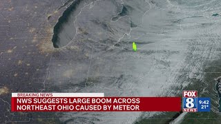 NWS reports loud boom was likely a meteor