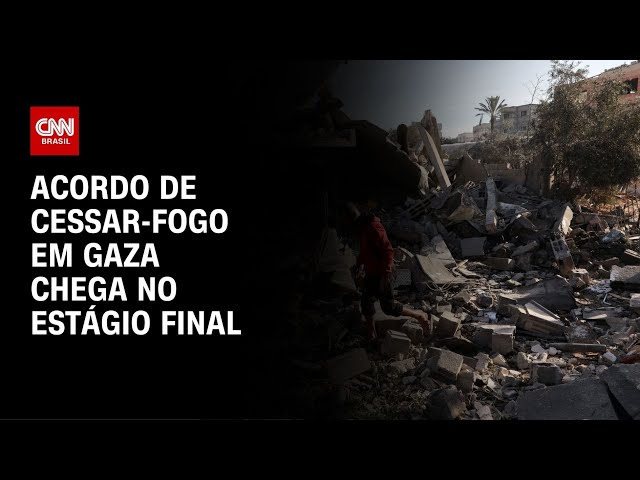 Acordo de cessar-fogo em Gaza chega no estágio final | CNN NOVO DIA