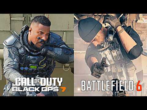 Cod: Black Ops 7 vs Battlefield 6 - Third Person Reloads & Operator's Reactions Comparison