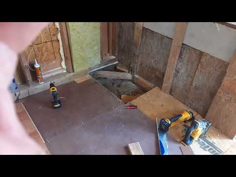 sCRAP House Shower Install