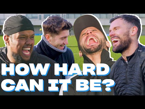 Chunkz, Kyle Walker, Ben Foster & Kieran Brown Recreate Classic Arsenal & Manchester City Goals