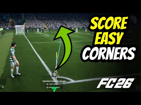 How to SCORE from CORNERS EVERY TIME in FC26