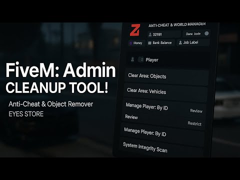 Eyes Store | FiveM Anti-Cheat and Object/Ped/Car Remover Menu