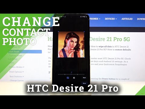 How to Add Photo to Contact in HTC Desire 21 Pro 5G- Personalize Contact Profiles
