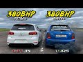 PETROL vs DIESEL.. 380HP SKODA FABIA VRS vs 380HP VW GOLF GTI