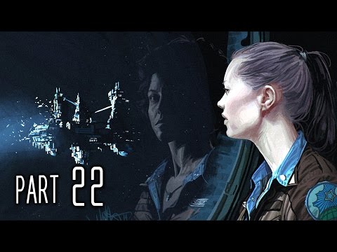 Alien Isolation Walkthrough Gameplay Part 22 - The Message (PS4)