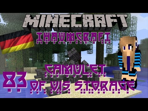 Minecraft - Thaumcraft 4 Tutorial: Teil 83 Amulet of Vis Storage [German]