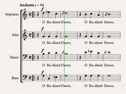 O Radiant Dawn - Alto