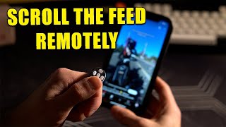 Scroll Ring JX-05 To Remotely Control iPhone apps (TikTok, IG, YouTube) - How To Use It