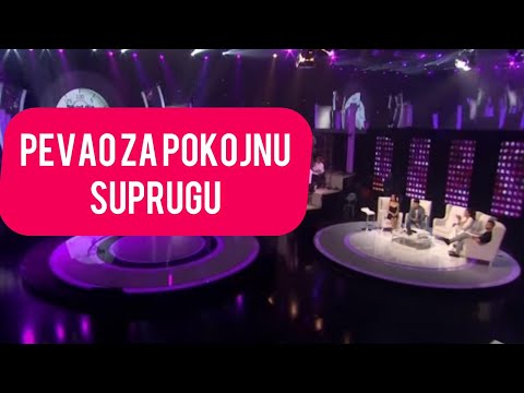 PEVAO JE ZA POKOJNU SUPRUGU, A ONDA VIDEO NJU U PUBLICI: Pobednik "Nikad nije kasno" se slomio