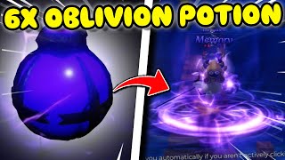 USING 6x OBLIVION POTIONS For MEMORY AURA in ERA 8 of SOLS RNG!