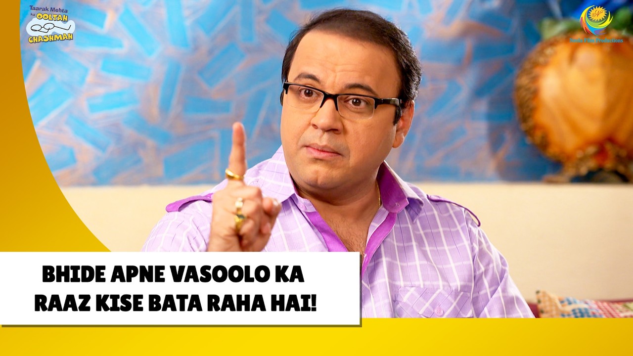 Bhide Apne Usoolo Ka Raaz Bata Raha Hai ! | Haste Raho Hasate Raho| Taarak Mehta ka Ooltah Chashmah