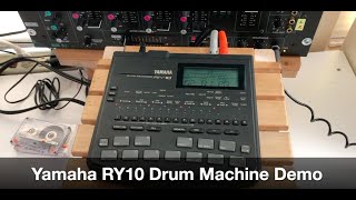 Video thumbnail for Yamaha RY10 Drum Machine / Rhythm Programmer (1992) Demo by DJ Shoji