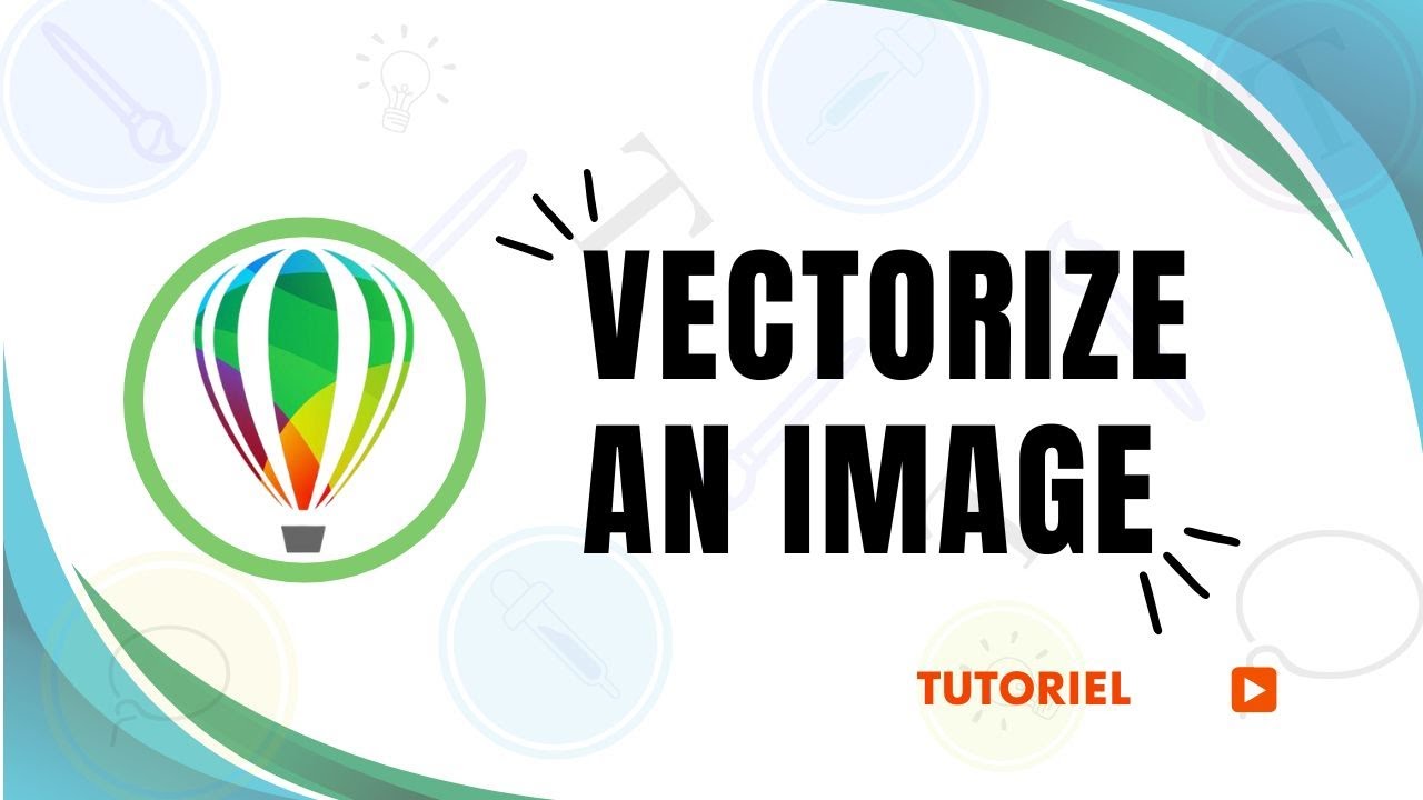 How to vectorize an image in corel draw