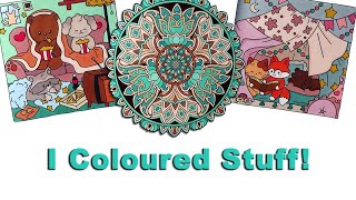 Completed Colouring Pages September 2024 | Adult Coloring