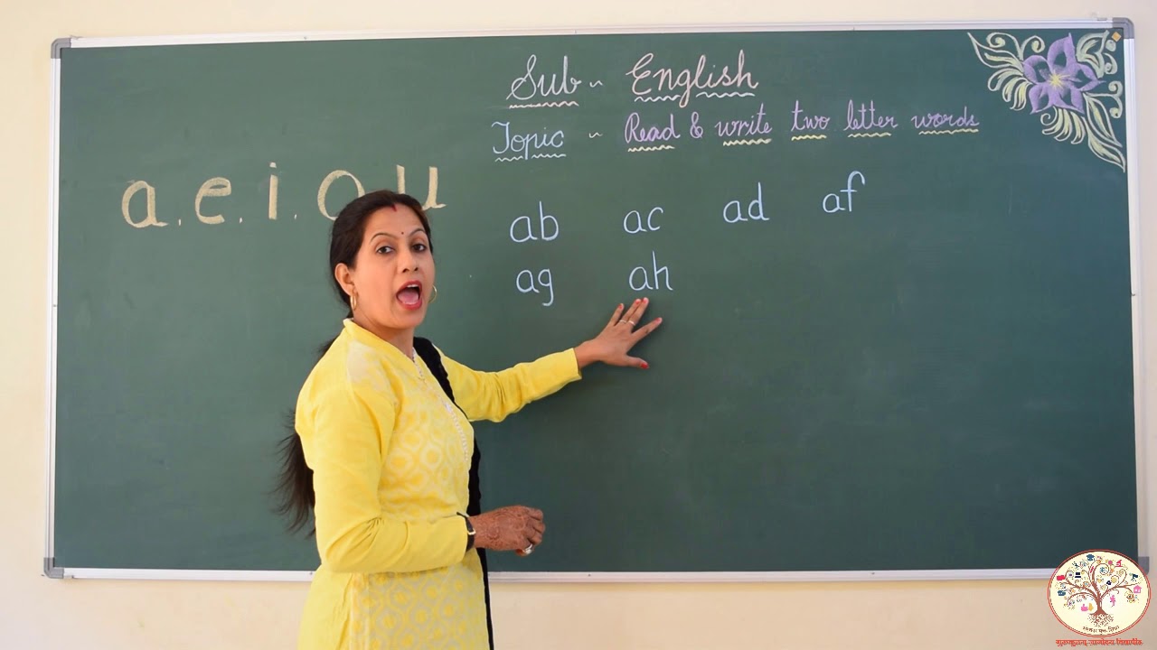 Gurukulam Online Classes-UKG- Two letter words from a