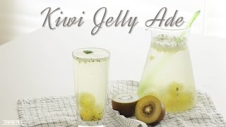 시원상큼~♪ 젤리통통! 키위 젤리 에이드 만들기 : How to make Kiwi Jelly Ade : キウイゼリーエイド -Cooking tree 쿠킹트리