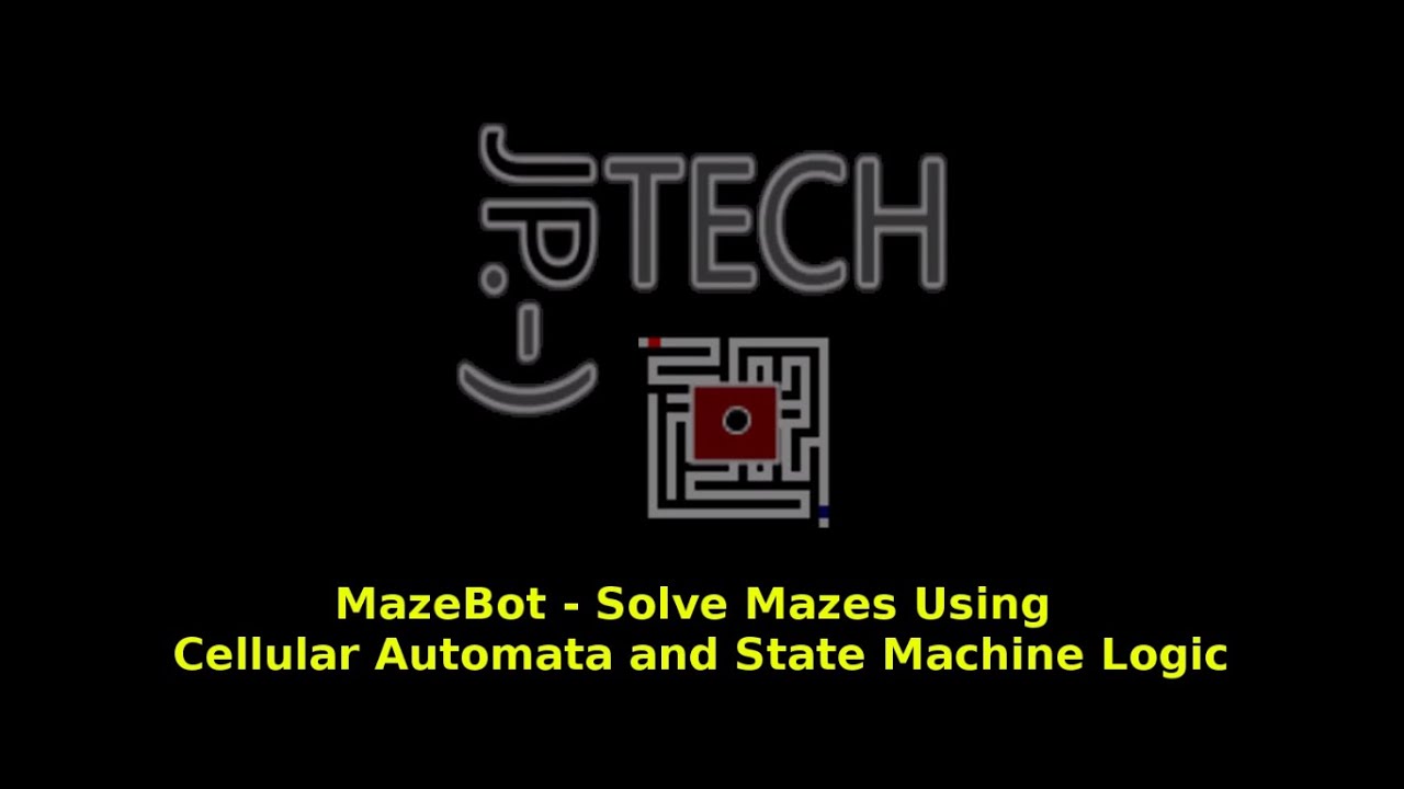 Solving Hand Drawn Mazes Using Cellular Automata And State Machine Logic
