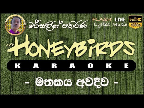 Mathakaya Awadiwa Karaoke (Without Voice) මතකය අවදිව කැරෝකේ