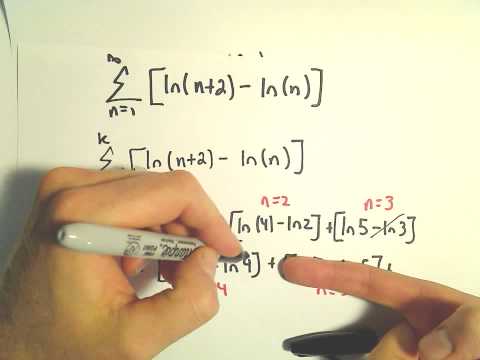Telescoping Series ,Showing Divergence Using Partial Sums