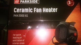 parkside ceramic fan heater 2000w (pkh 2000A1)