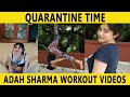 Actress Adah Sharma Yoga Stunts Actress Adah Sharma Workout Videos Filmyfocus Com
