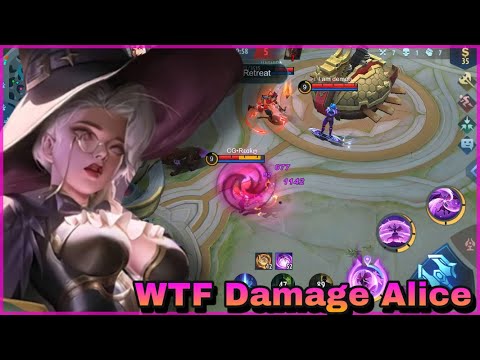 Alice Gameplay 2021!!! Alice Best Build Damage | Alice Mobile Legends | Alice Top 1 Gameplay