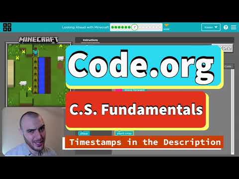 Code.org Course D Lesson 13 Looking Ahead with Minecraft | Answers Explained | Express Lesson 14