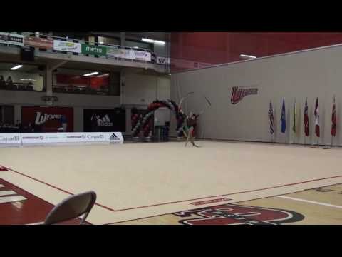 Magdalena Helbin Senior Ribbon ON 2016 Canadian Championships RG