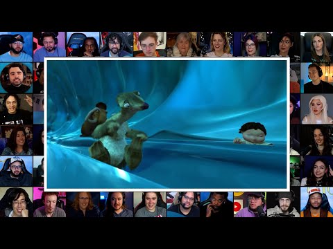 Ice Slide Scene | Ice Age : 2002 | Reaction mashup