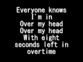 The Fray - Over my head ( Lyrics on screen )