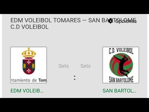 Edm Tomares - C.D Voleibol San Bartolomé