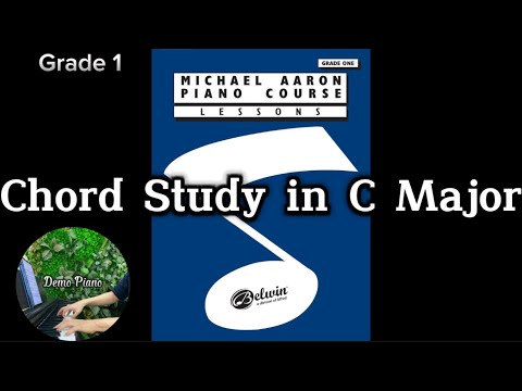 Michael Aaron Piano Course Lessons Grade 1 | Chord Study in C Major (P36)