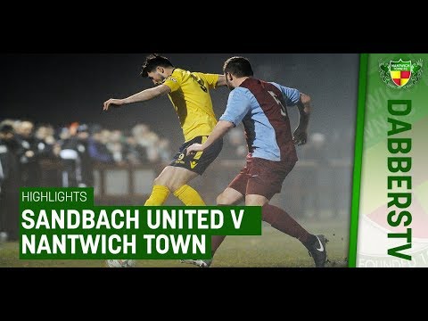 HIGHLIGHTS: Sandbach United 0-2 Nantwich Town
