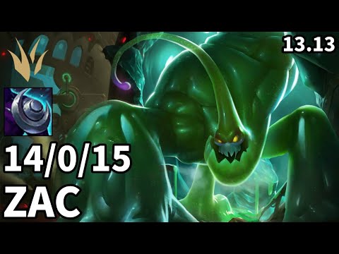 Zac Jungle vs Wukong - KR Grandmaster | Patch 13.13