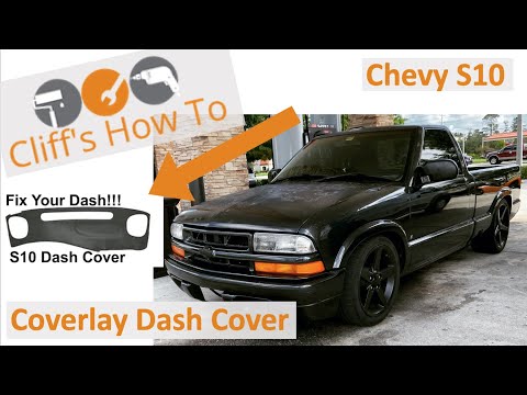 S10 Coverlay Dash Cover Install