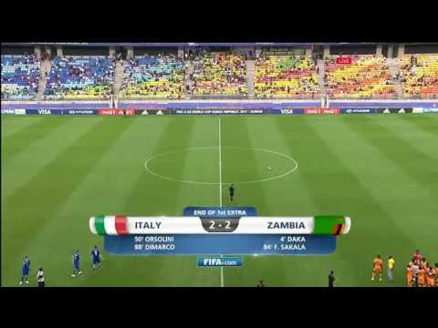 Italy vs zambia u20 2017